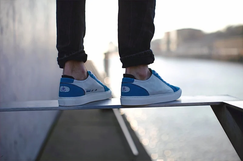 BluePort JIB Sneaker aus Segeltuch