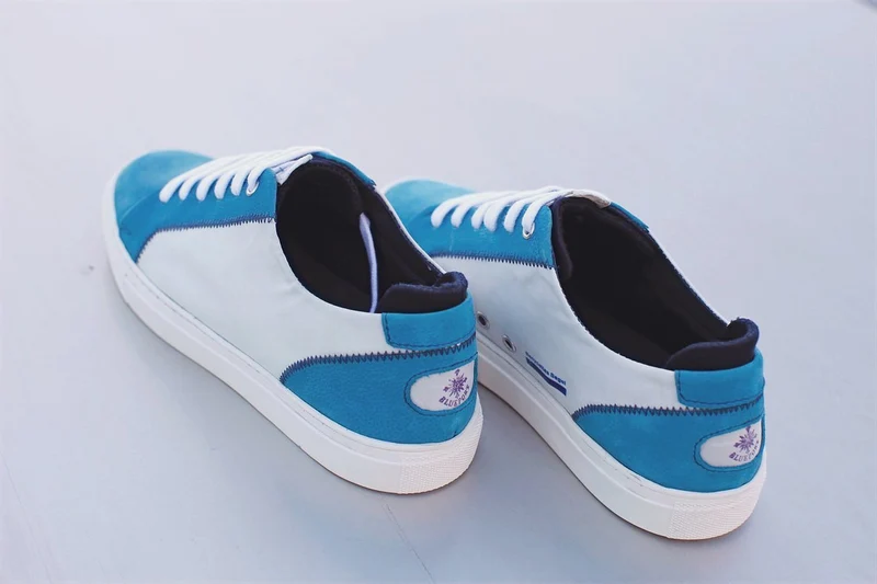 BluePort JIB Sneaker aus Segeltuch