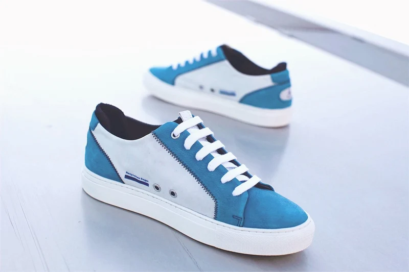 BluePort JIB Sneaker aus Segeltuch