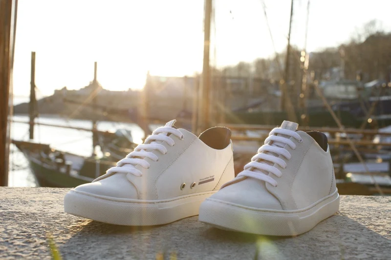 BluePort JIB Sneaker aus Segeltuch