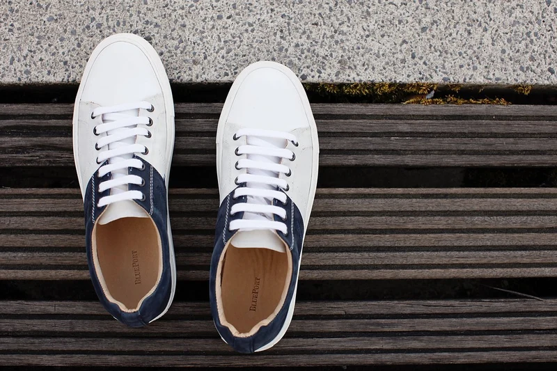 BluePort Genoa Sneaker aus Segeltuch