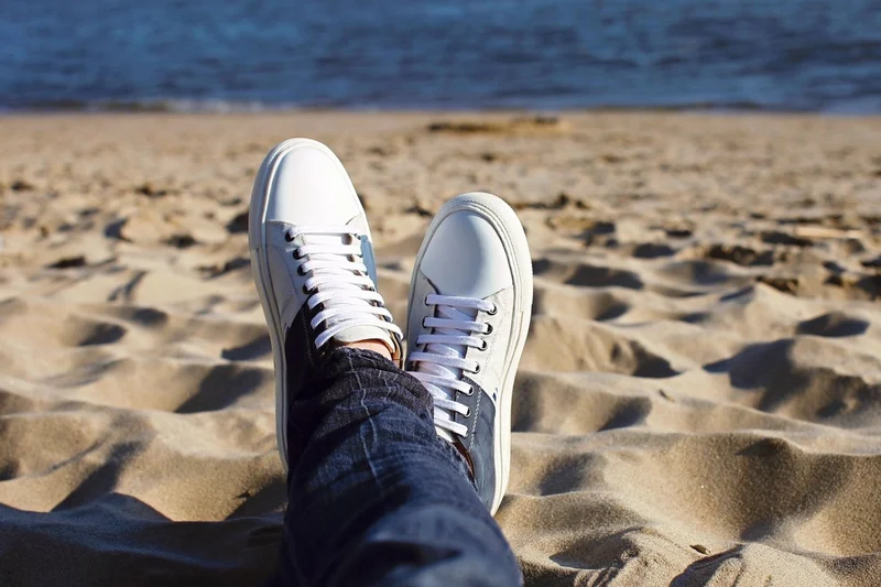 BluePort Genoa Sneaker aus Segeltuch