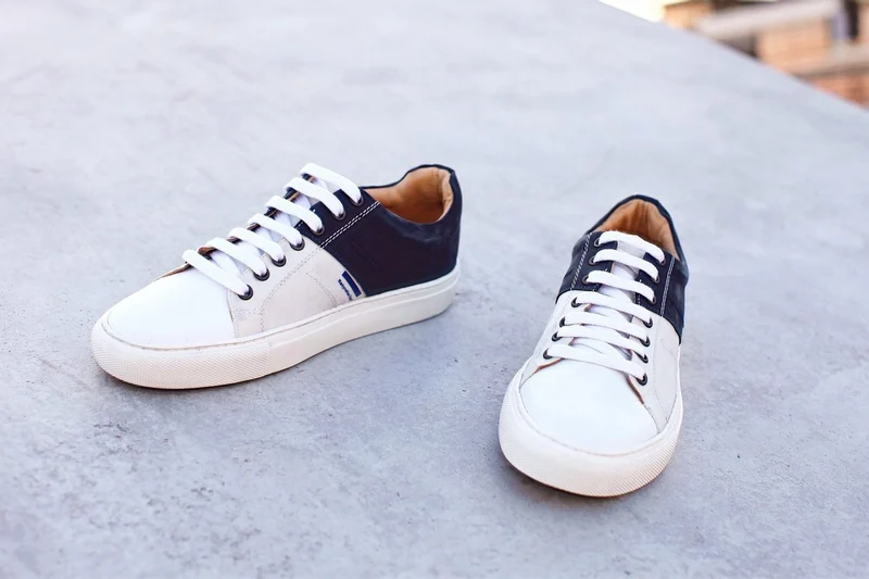 BluePort Genoa Sneaker aus Segeltuch