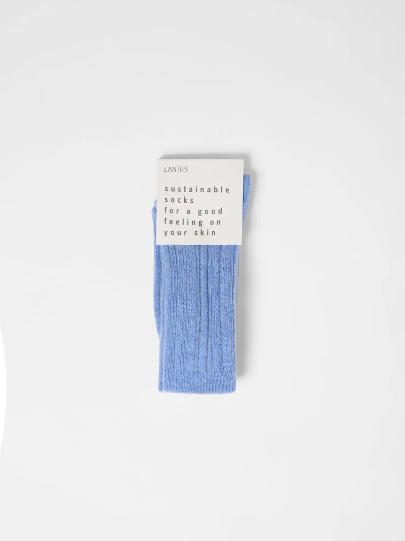 Rippenstrick-Socken (GOTS)