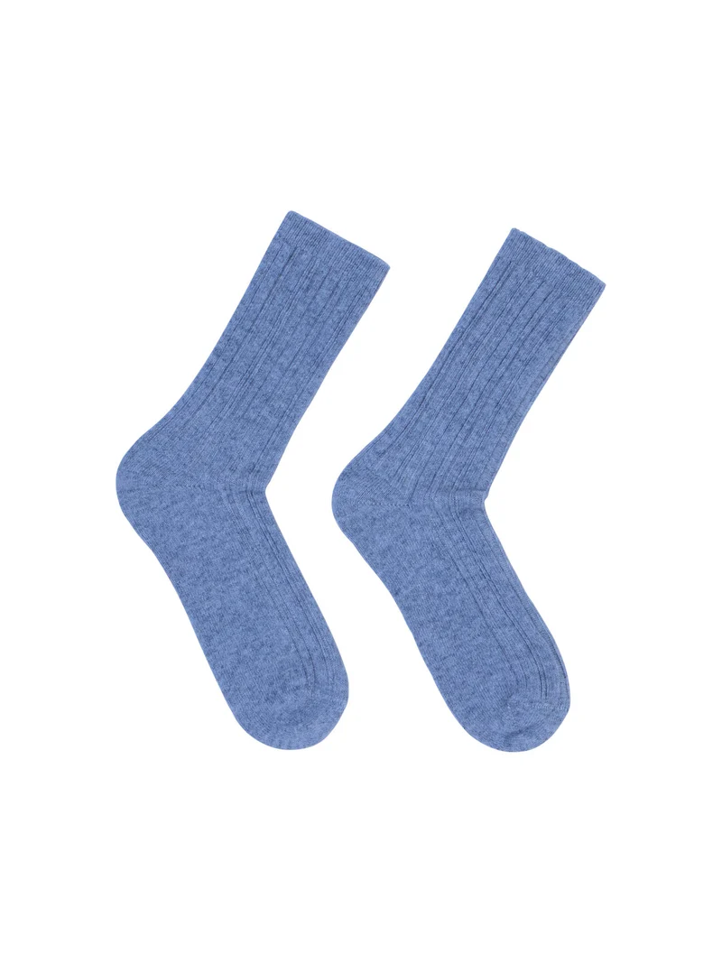 Rippenstrick-Socken (GOTS)