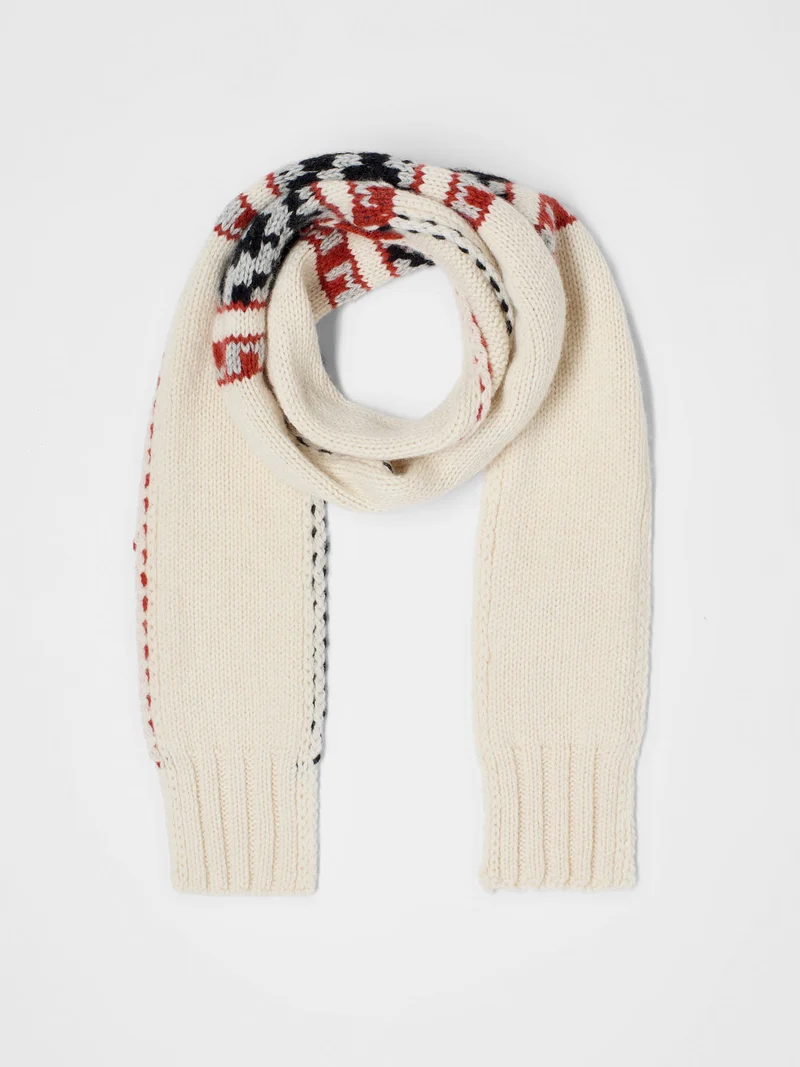 Mini Jacquard Schal (GOTS)