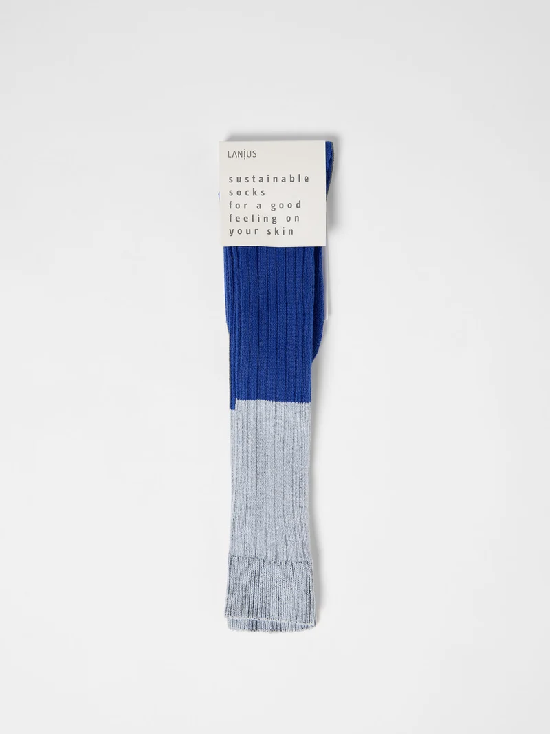 Colourblock Kniestrümpfe (GOTS)