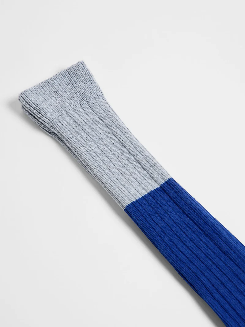 Colourblock Kniestrümpfe (GOTS)