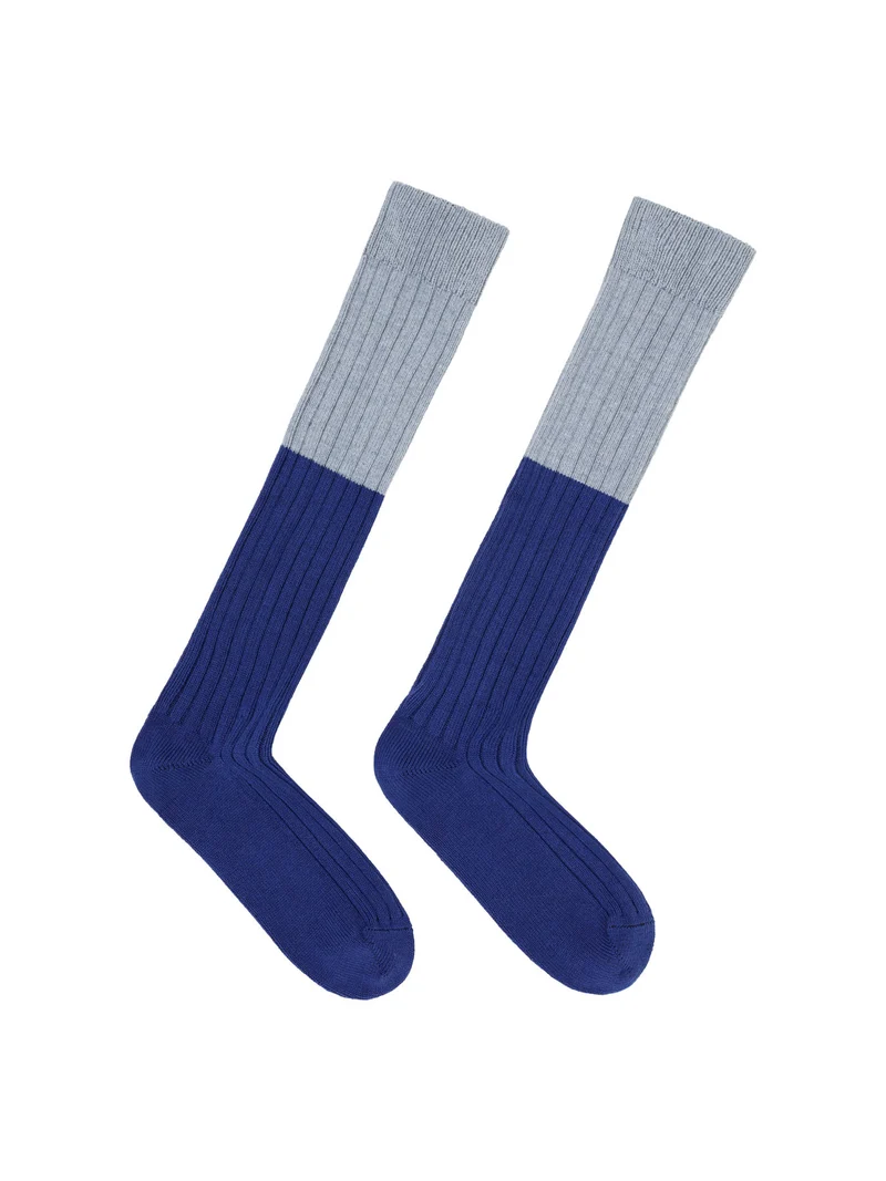 Colourblock Kniestrümpfe (GOTS)