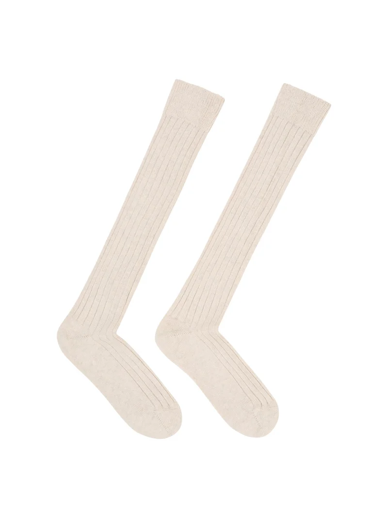 Kniestrümpfe mit Rippe (GOTS)