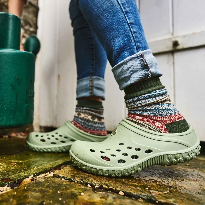 Damen Muckster Lite Clogs | Resida Green