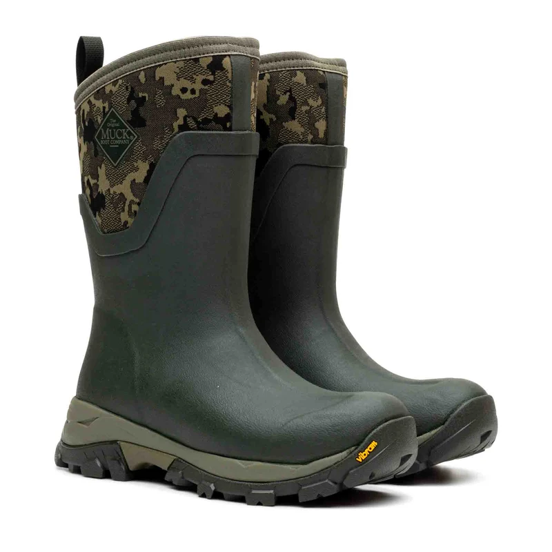 Damen Arctic Ice Vibram AG All Terrain Kurzstiefel | Moss W/ Camo