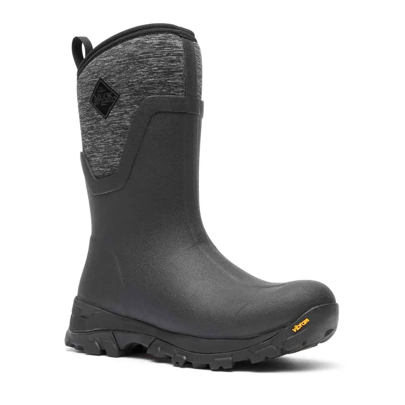 Damen Arctic Ice Vibram AG All Terrain Kurzstiefel | Black/Jersey Heather