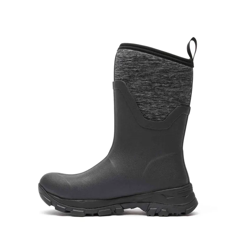 Damen Arctic Ice Vibram AG All Terrain Kurzstiefel | Black/Jersey Heather