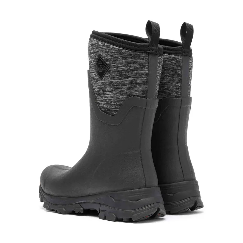 Damen Arctic Ice Vibram AG All Terrain Kurzstiefel | Black/Jersey Heather