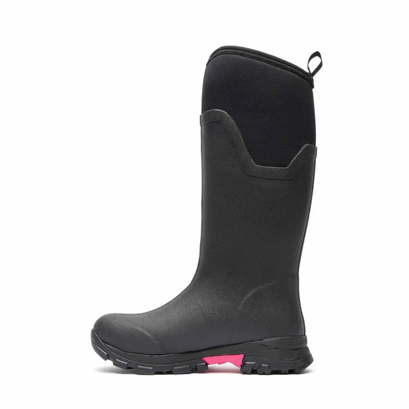 Damen Arctic Ice Vibram AG All Terrain Stiefel | Black/Hot Pink
