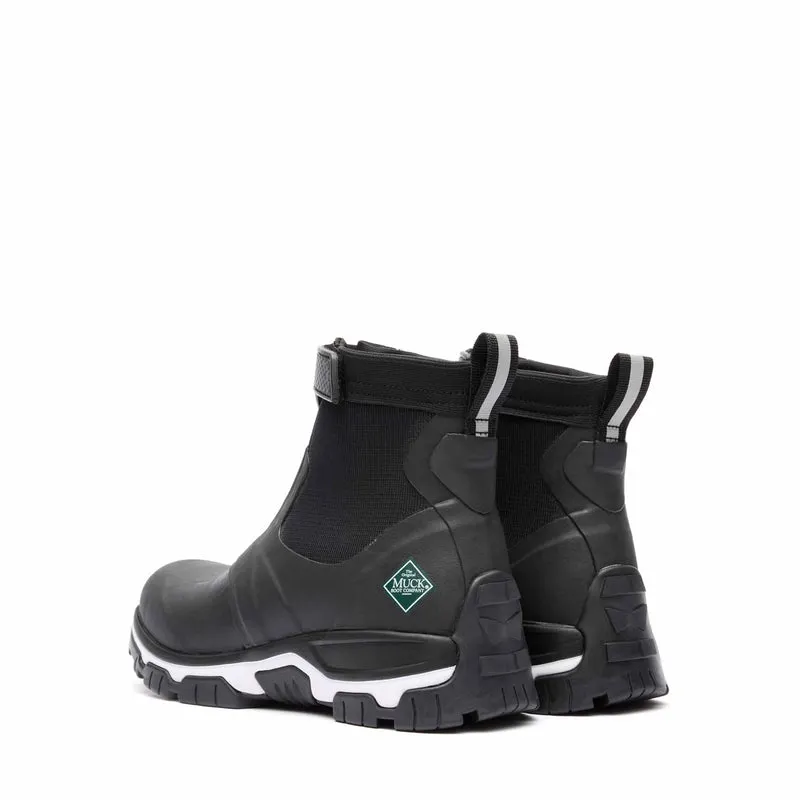 Damen Apex Ankleboots mit Reißverschluss | Black/White