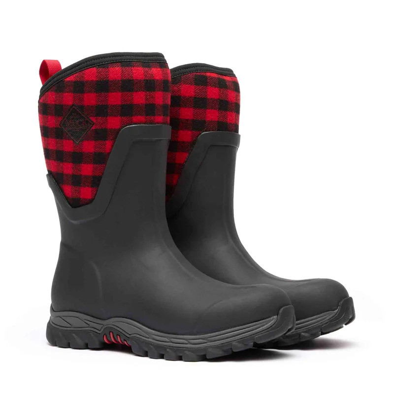 Damen Arctic Sport II Kurzstiefel | Black/Buffalo Plaid