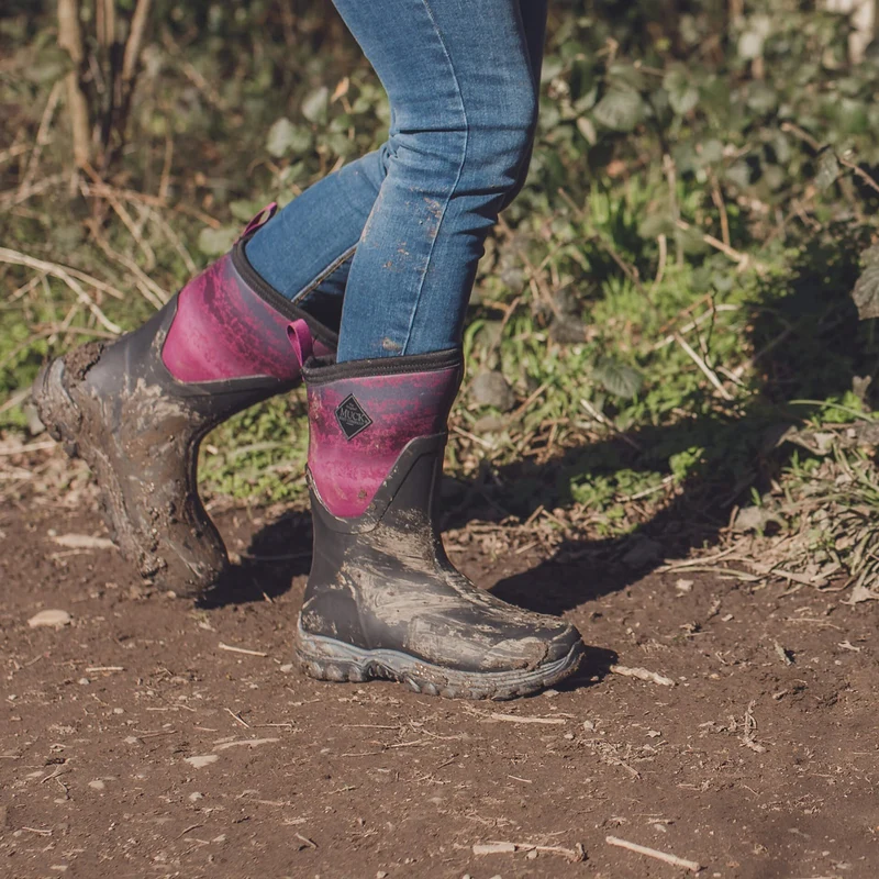 Damen Arctic Sport II Kurzstiefel | Black/Magenta