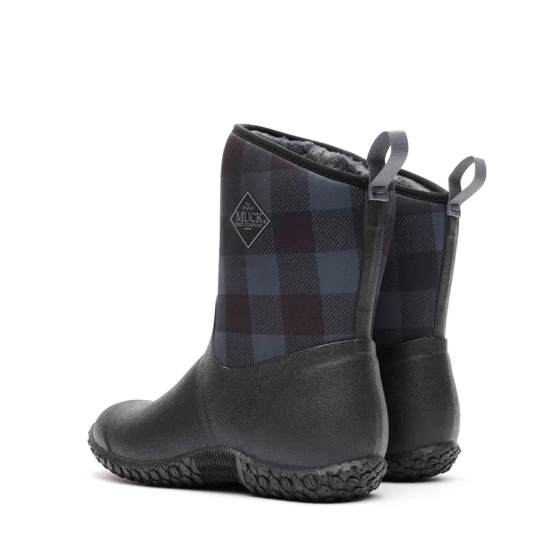 Damen RHS Muckster II Kurzstiefel | Black/Grey Plaid