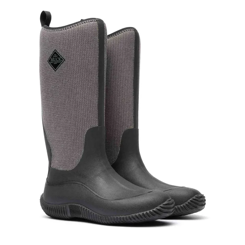 Damen Hale Stiefel | Black W/ Fuzzy Herringbone