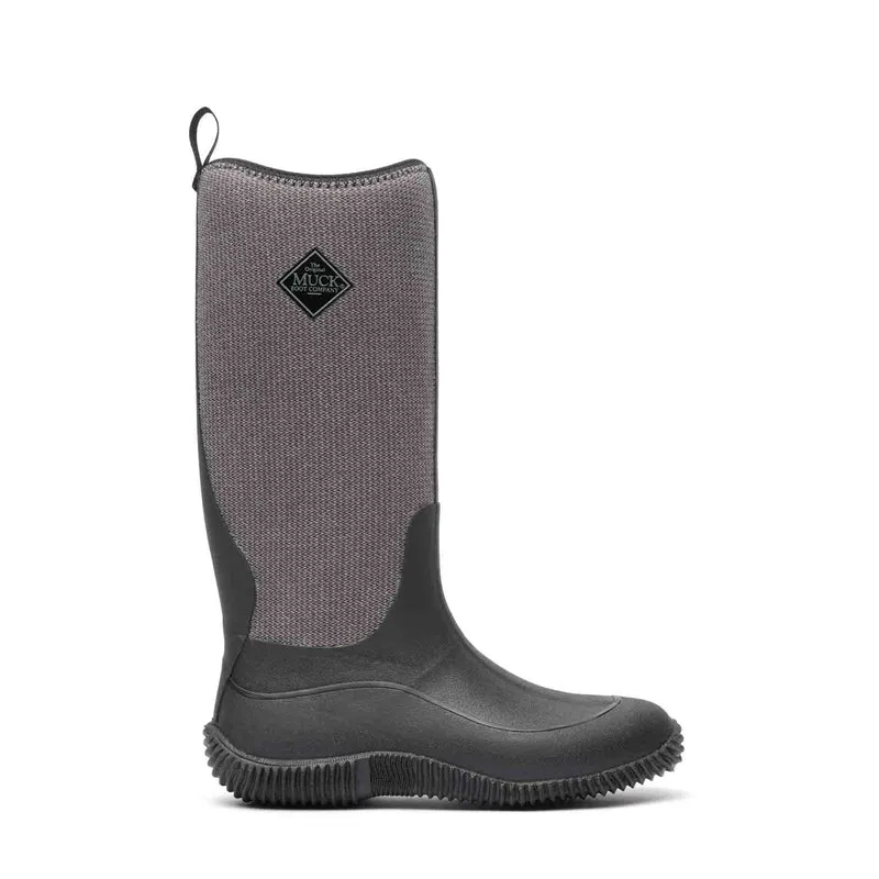 Damen Hale Stiefel | Black W/ Fuzzy Herringbone