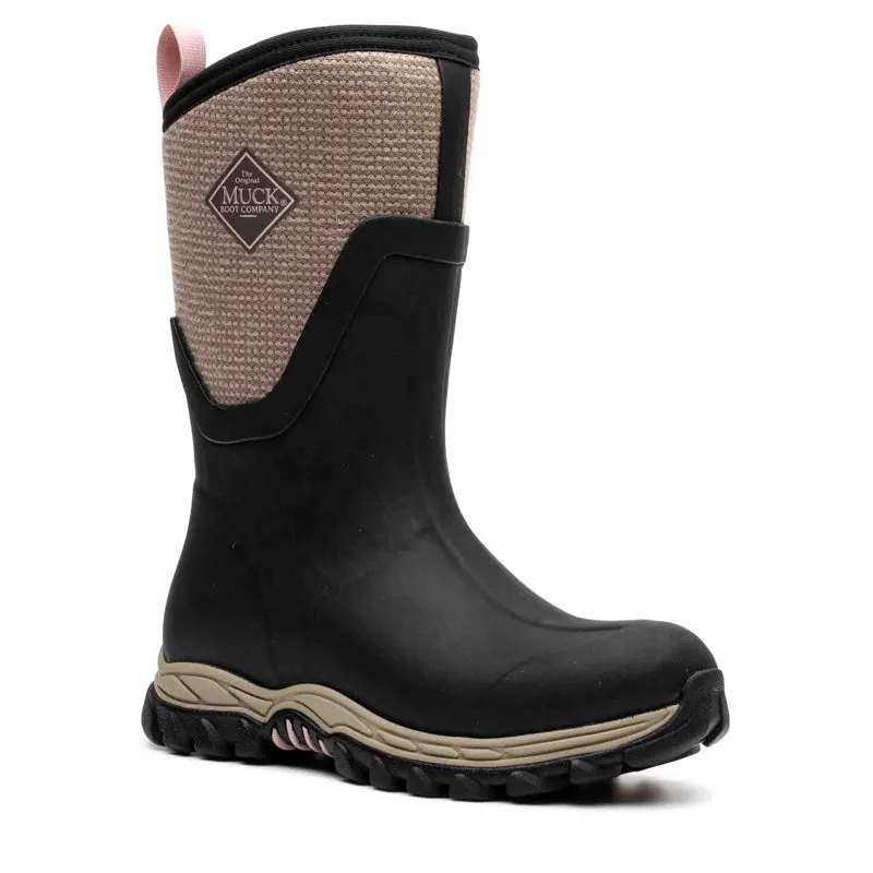 Damen Arctic Sport II Kurzstiefel | Schwarz/Walnuss/Webmuster
