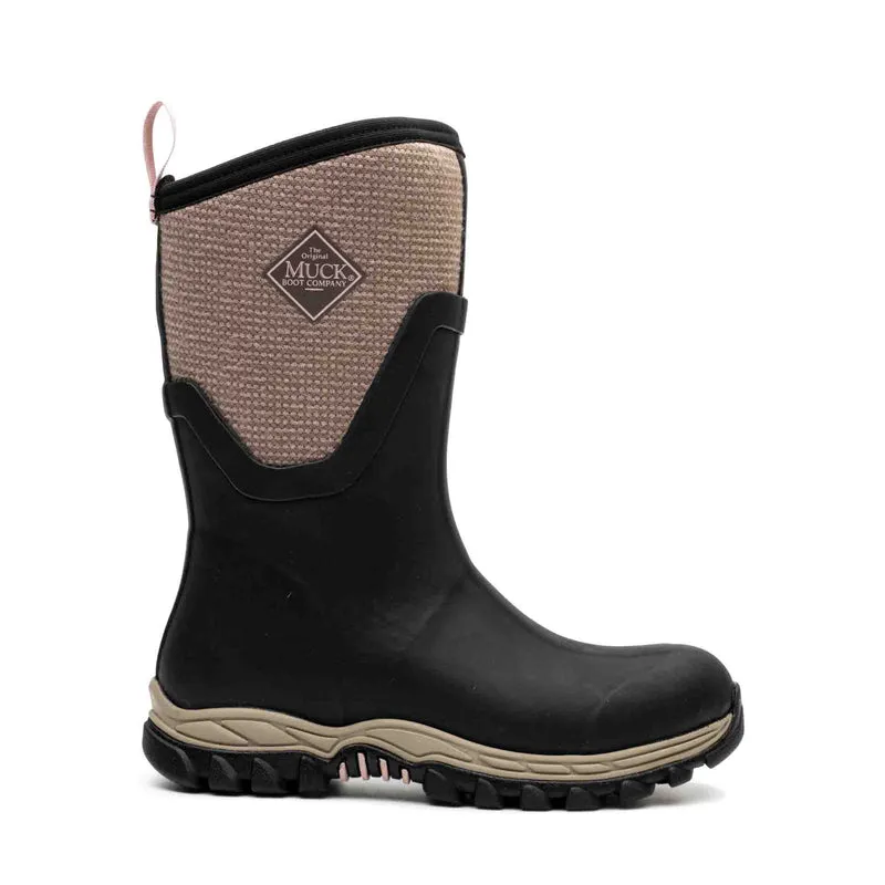 Damen Arctic Sport II Kurzstiefel | Schwarz/Walnuss/Webmuster