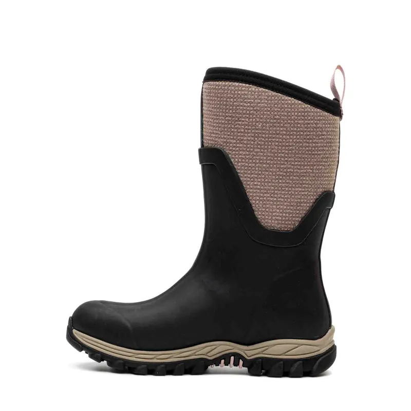 Damen Arctic Sport II Kurzstiefel | Schwarz/Walnuss/Webmuster