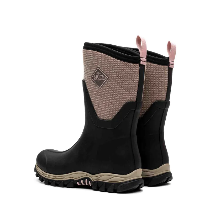 Damen Arctic Sport II Kurzstiefel | Schwarz/Walnuss/Webmuster