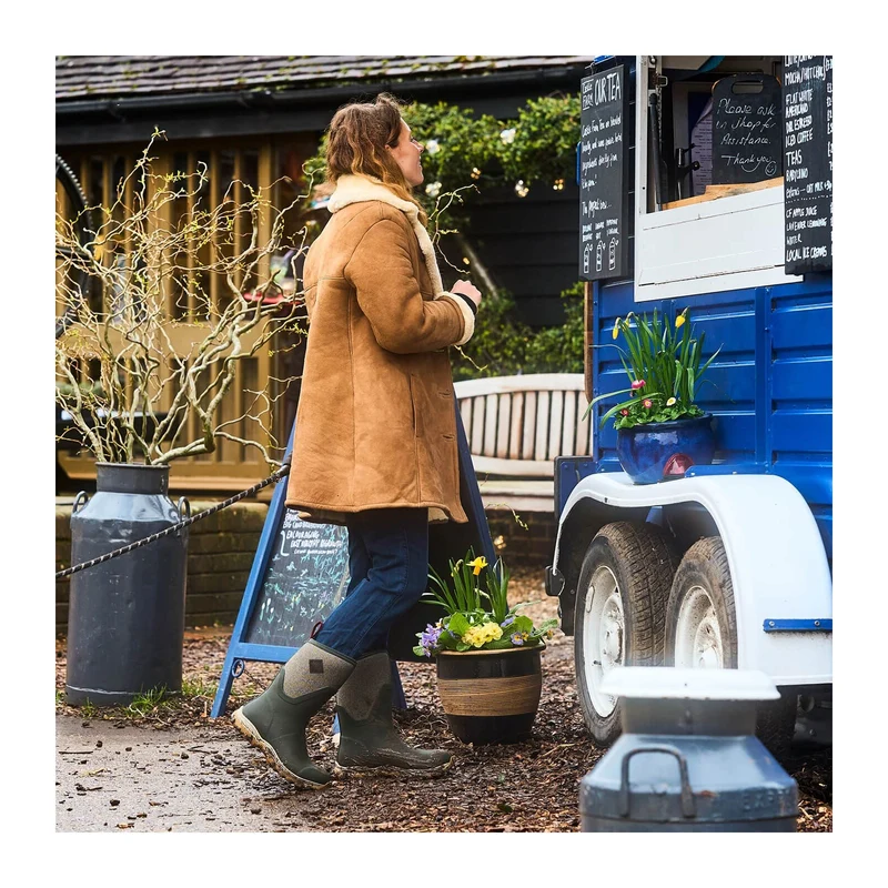 Damen Arctic Sport II Kurzstiefel | Olivgruen/Fischgraetmuster