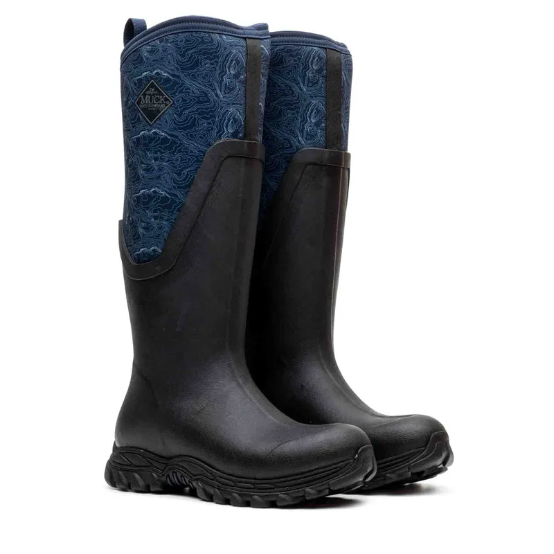 Damen Arctic Sport II Stiefel | Marineblau/Topographie