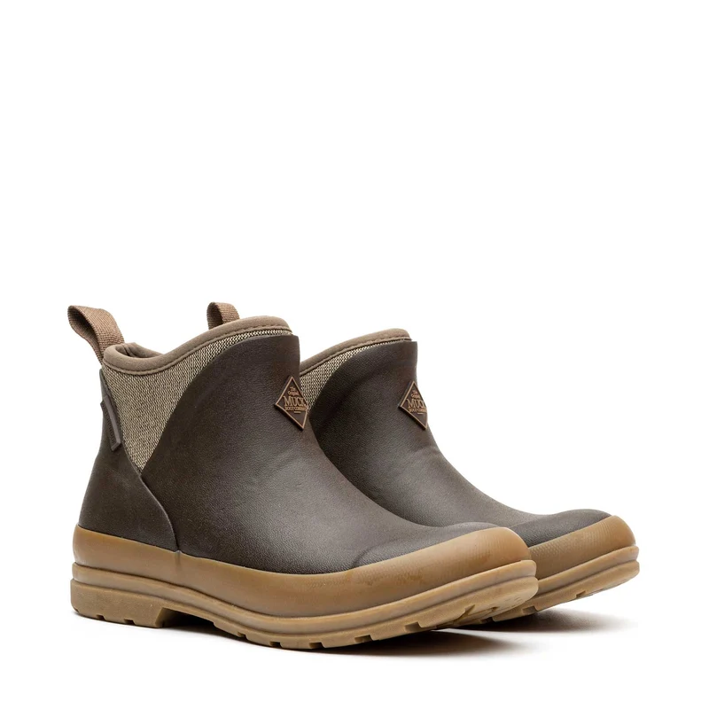 Damen Muck Originals Ankleboots mit Fleecefutter | Brown/Herringbone