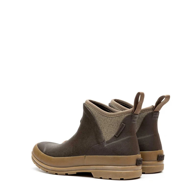 Damen Muck Originals Ankleboots mit Fleecefutter | Brown/Herringbone