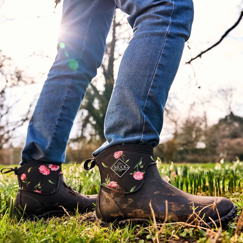 Damen RHS Muckster II Ankleboots | Black/Peony Roses