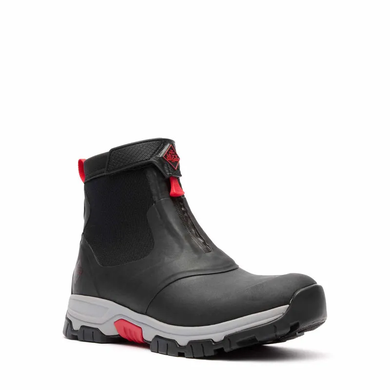 Herren Apex Ankleboots mit Reißverschluss | Grey/Red