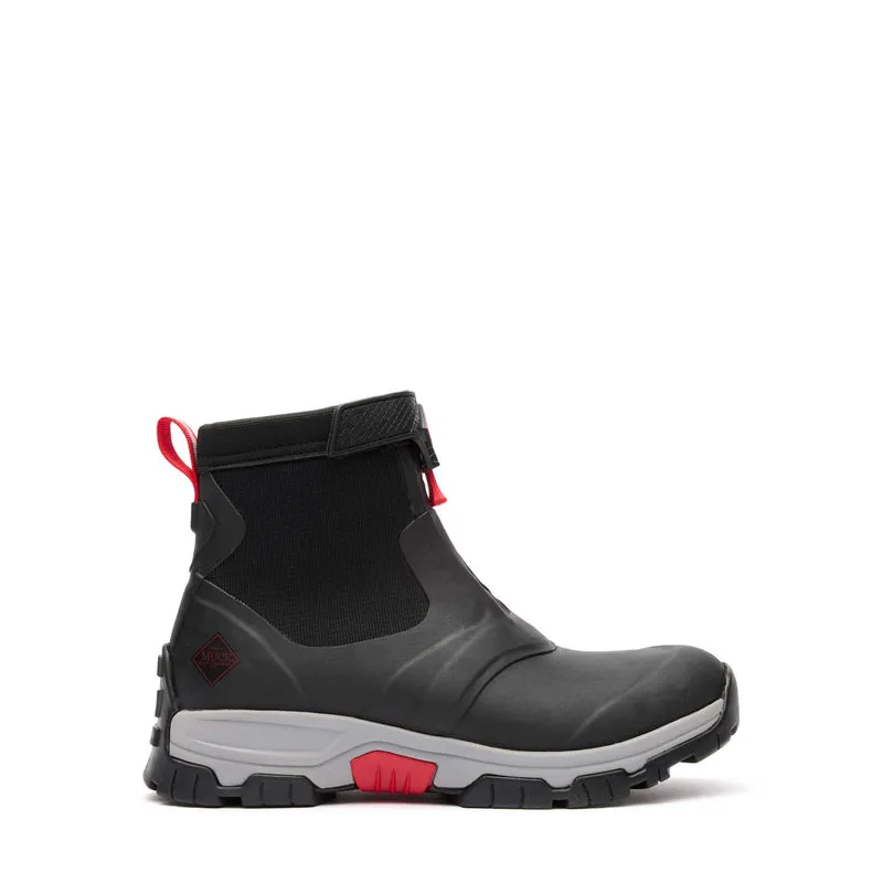 Herren Apex Ankleboots mit Reißverschluss | Grey/Red