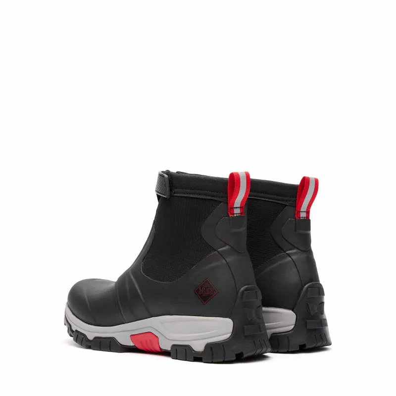Herren Apex Ankleboots mit Reißverschluss | Grey/Red