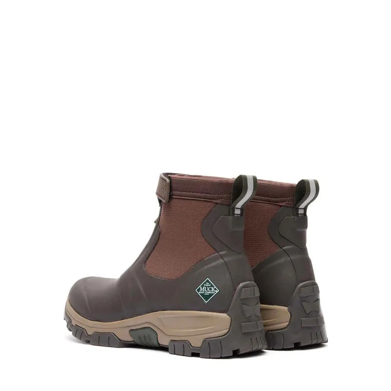 Herren Apex Ankleboots mit Reißverschluss | Dark Brown