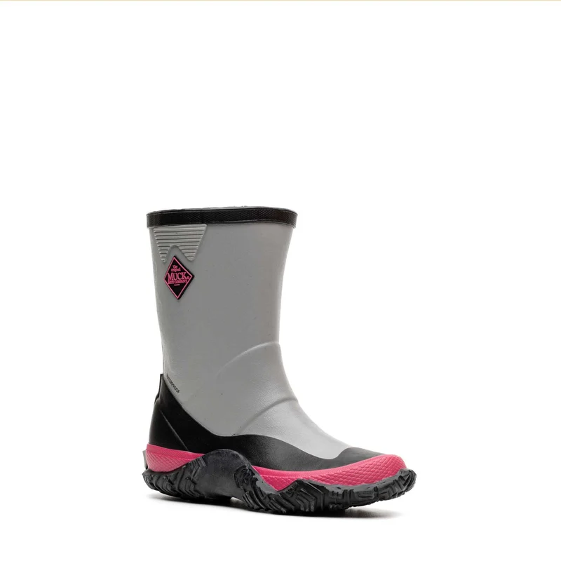 Kinder Forager Stiefel | Grey/Pink