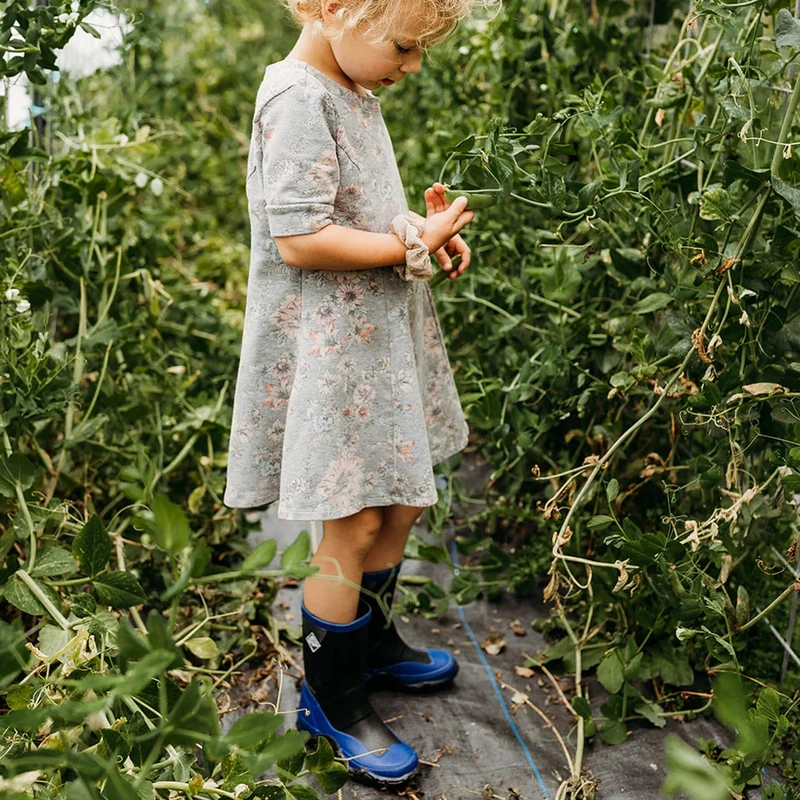 Kinder Forager Stiefel | Black/Blue