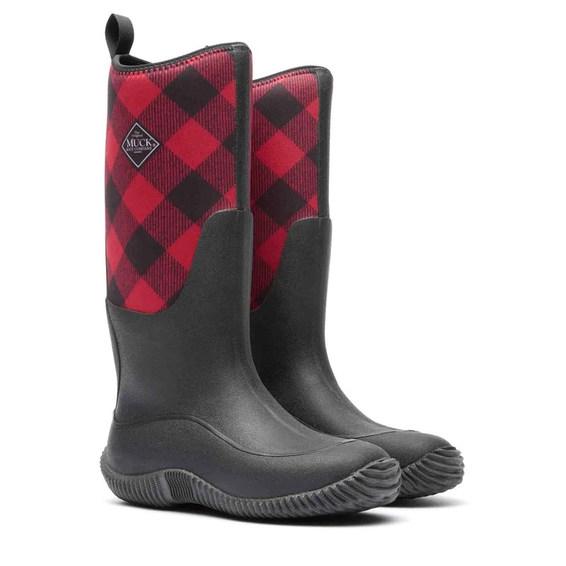 Damen Hale Stiefel | Black/Buffalo Plaid