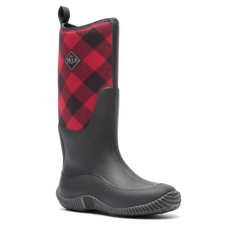 Damen Hale Stiefel | Black/Buffalo Plaid