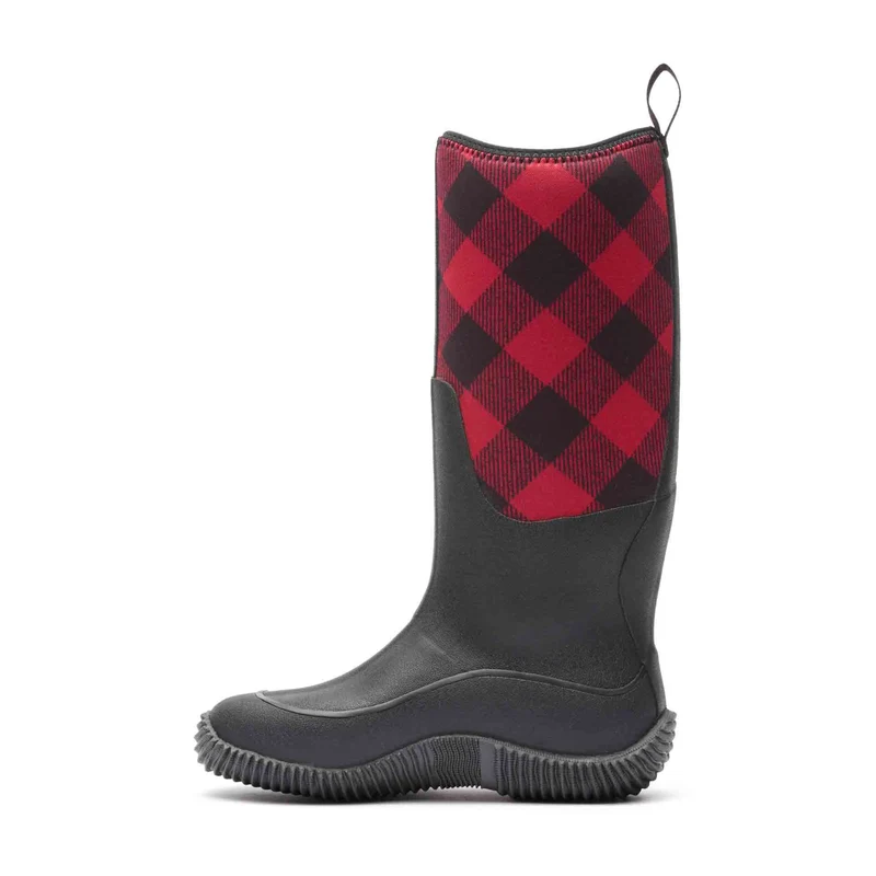 Damen Hale Stiefel | Black/Buffalo Plaid