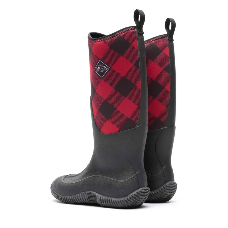 Damen Hale Stiefel | Black/Buffalo Plaid