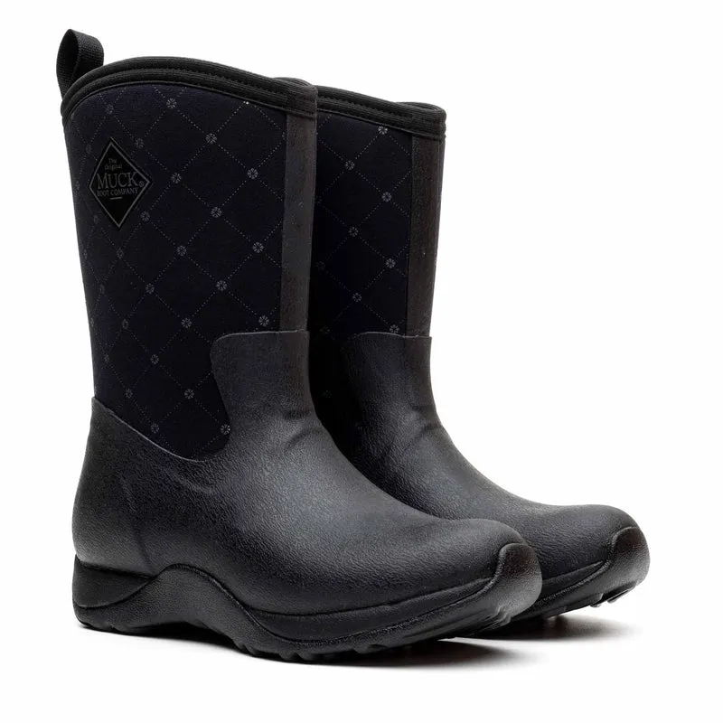 Damen Arctic Weekend Kurzstiefel | Black Quilt