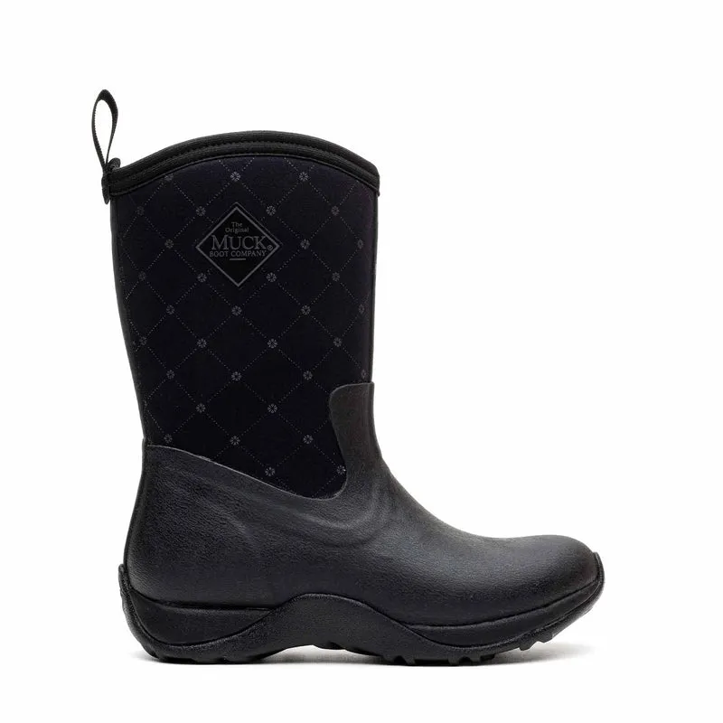 Damen Arctic Weekend Kurzstiefel | Black Quilt