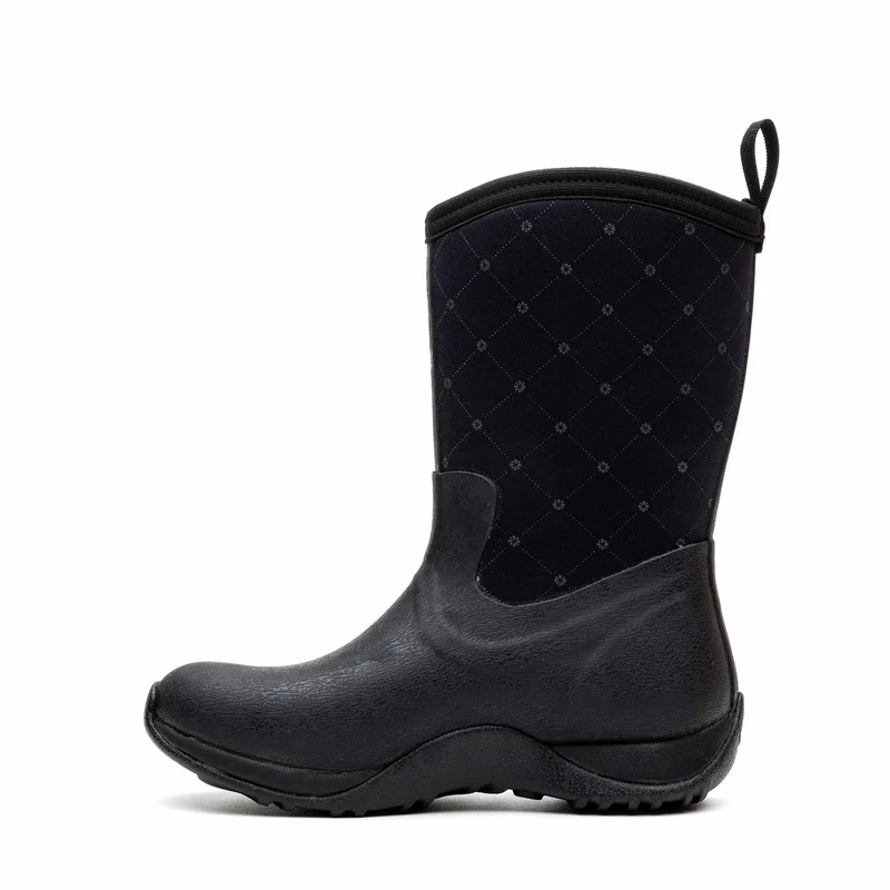 Damen Arctic Weekend Kurzstiefel | Black Quilt