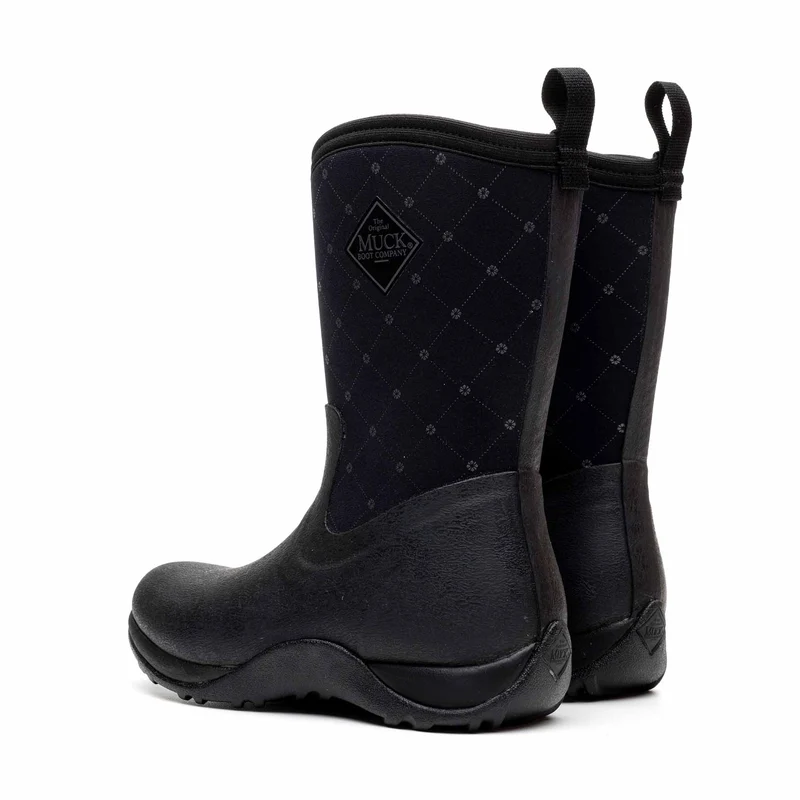 Damen Arctic Weekend Kurzstiefel | Black Quilt