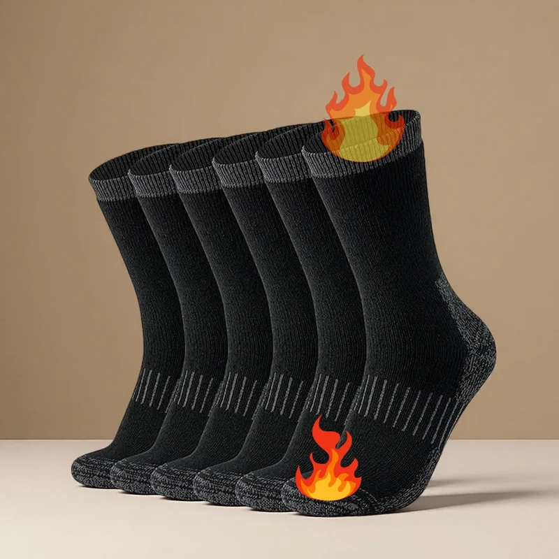 Damen Wanderstiefel, wärmend in Schwarz